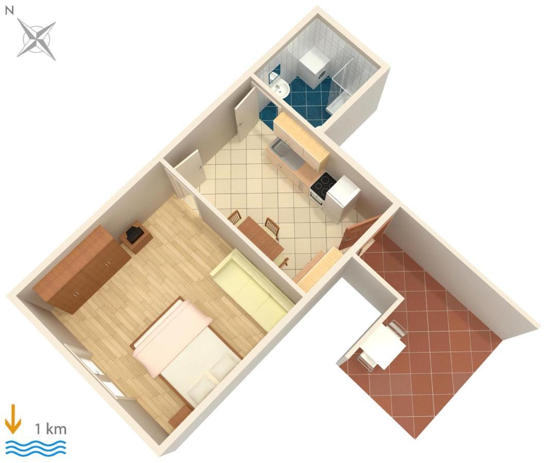 Apartments With A Parking Space Pula - 6985